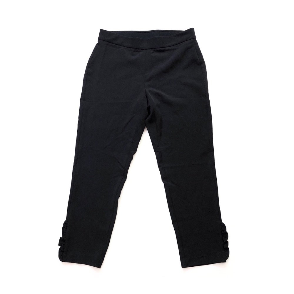 SOLD Nine.Eight New York Ruffle Hem Crop Pants Retro Hepburn 50s Vibe Size 6